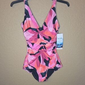 Gabar Swim Abstract Print One Piece
